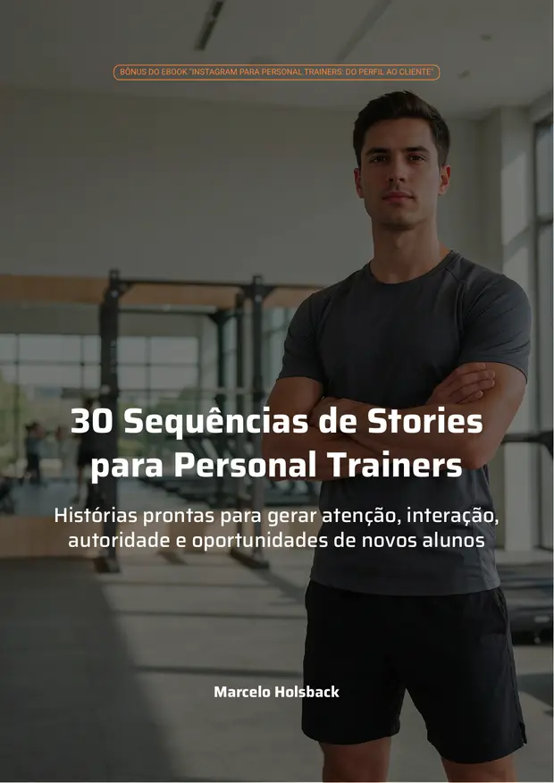 Capa do bônus 30 sequências de Stories para Personal Trainers